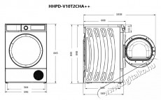 Heinner HHPD-V10T2CHA++ Hőszivatty&uacute;s sz&aacute;r&iacute;t&oacute;g&eacute;p, 10kg, 15 program, LED kijelző, E energiaoszt&aacute;ly, Feh&eacute;r H&aacute;ztart&aacute;s / Otthon / K&uuml;lt&eacute;r - Mos&oacute;g&eacute;p / sz&aacute;r&iacute;t&oacute;g&eacute;p - Sz&aacute;r&iacute;t&oacute;g&eacute;p - 536859