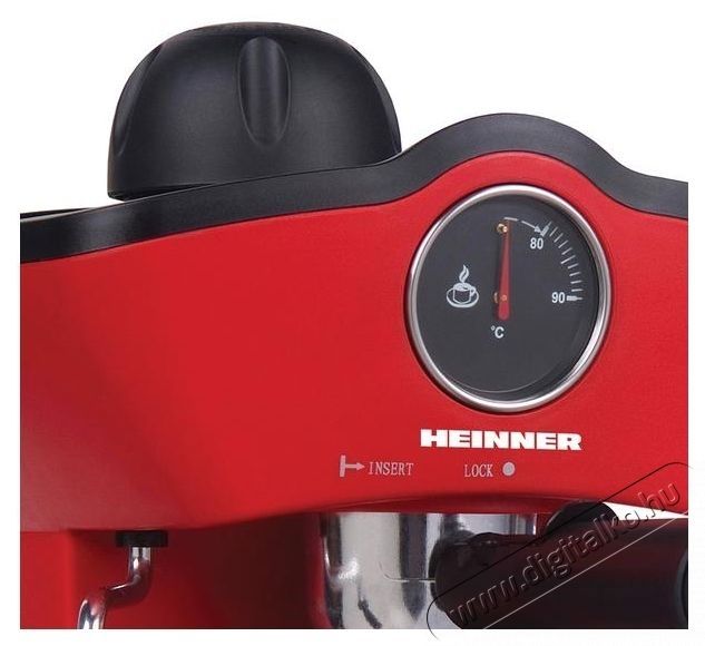 Heinner HEM-200RD K&eacute;zi eszpressz&oacute; k&aacute;v&eacute;főző Konyhai term&eacute;kek - K&aacute;v&eacute;főző / k&aacute;v&eacute;&ouml;rlő / kieg&eacute;sz&iacute;tő - Pressz&oacute; k&aacute;v&eacute;főző - 540031