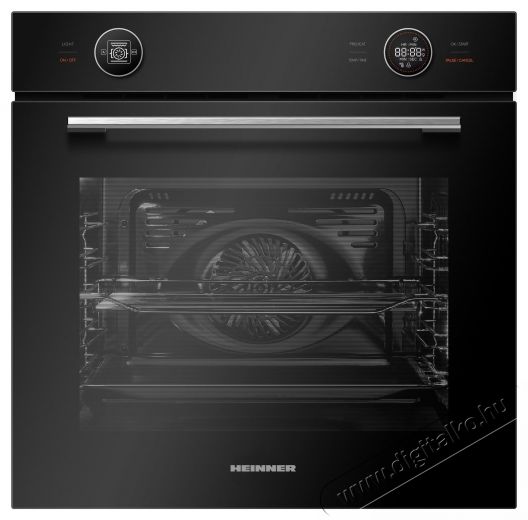 Heinner HBO-M7210GCDRC-GBK be&eacute;p&iacute;thető s&uuml;tő, 72l, 10 funkci&oacute;, A+ energiaoszt&aacute;ly, digit&aacute;lis időz&iacute;tő, &eacute;rintők&eacute;pernyő, grill, ventil&aacute;ci&oacute;, pizza funkci&oacute;, leolvaszt&aacute;s funkci&oacute;, vil&aacute;g&iacute;t&aacute;s, kijelzőz&aacute;r, katalitikus &ouml;ntiszt&iacute;t&aacute;s, kivehető dupla &uuml;veg, fekete &uuml;veg Konyhai term&eacute;kek - S&uuml;tő-főzőlap, tűzhely (be&eacute;p&iacute;thető) - S&uuml;tő (be&eacute;p&iacute;thető) - 537867