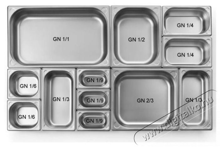 Hendi 806937 Kitchen Line GN 1/2 ac&eacute;lfedő, kiv&aacute;g&aacute;s merőkan&aacute;lhoz Konyhai term&eacute;kek - Konyhai eszk&ouml;z - Egy&eacute;b konyhai eszk&ouml;z - 524918