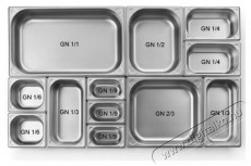 Hendi 806937 Kitchen Line GN 1/2 ac&eacute;lfedő, kiv&aacute;g&aacute;s merőkan&aacute;lhoz Konyhai term&eacute;kek - Konyhai eszk&ouml;z - Egy&eacute;b konyhai eszk&ouml;z - 524918