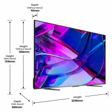 Hisense 100 colos 100U7KQ 4K UHD Smart Mini-LED ULED TV Telev&iacute;zi&oacute;k - LED telev&iacute;zi&oacute; - UHD 4K felbont&aacute;s&uacute; - 499554