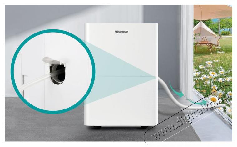 Hisense D16HW Sz&eacute;ps&eacute;g&aacute;pol&aacute;s / Eg&eacute;szs&eacute;g - L&eacute;gtiszt&iacute;t&oacute; / p&aacute;r&aacute;s&iacute;t&oacute; / p&aacute;r&aacute;tlan&iacute;t&oacute; - P&aacute;ramentes&iacute;tő - 499747