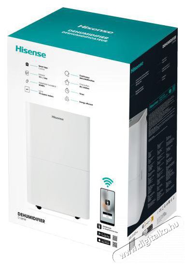 Hisense D16HW Sz&eacute;ps&eacute;g&aacute;pol&aacute;s / Eg&eacute;szs&eacute;g - L&eacute;gtiszt&iacute;t&oacute; / p&aacute;r&aacute;s&iacute;t&oacute; / p&aacute;r&aacute;tlan&iacute;t&oacute; - P&aacute;ramentes&iacute;tő - 499747