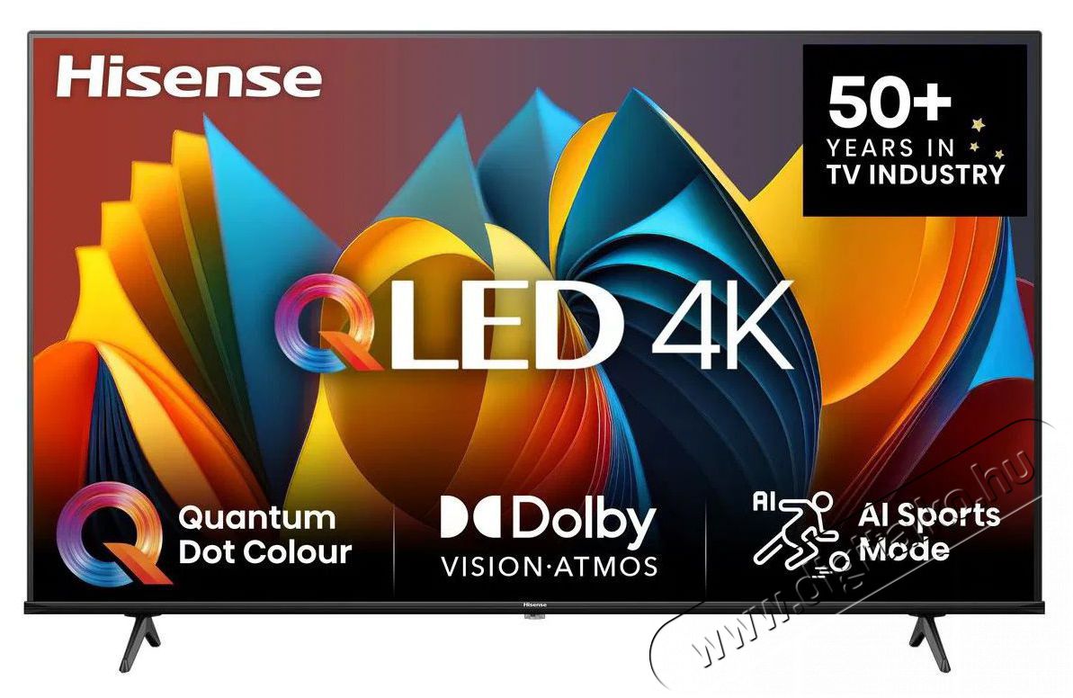 Hisense 55 55E7NQ 4K UHD Smart QLED TV Telev&iacute;zi&oacute;k - OLED telev&iacute;zi&oacute; - UHD 4K felbont&aacute;s&uacute; - 501579