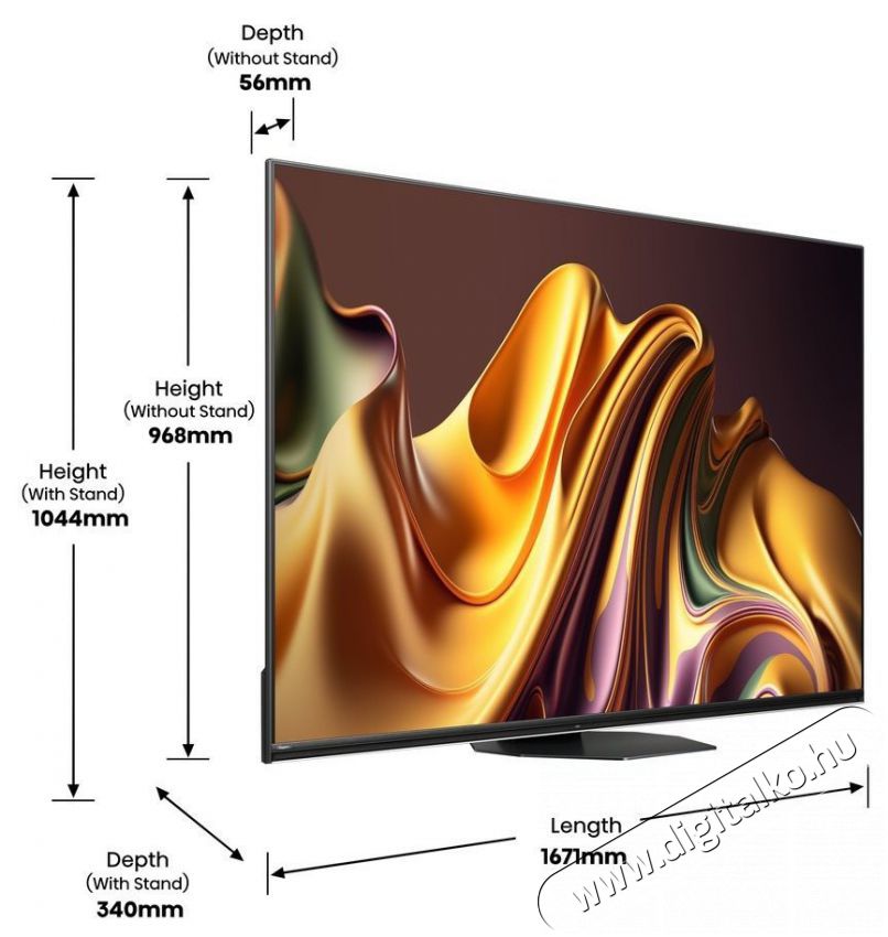 Hisense 75 75U8NQ 4K UHD Smart MiniLED TV Telev&iacute;zi&oacute;k - LED telev&iacute;zi&oacute; - UHD 4K felbont&aacute;s&uacute; - 501519