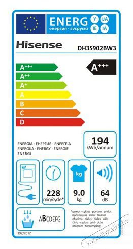 Hisense DH3S902BW3 SZ&Aacute;R&Iacute;T&Oacute;G&Eacute;P HŐSZIVATTY&Uacute;S H&aacute;ztart&aacute;s / Otthon / K&uuml;lt&eacute;r - Mos&oacute;g&eacute;p / sz&aacute;r&iacute;t&oacute;g&eacute;p - Sz&aacute;r&iacute;t&oacute;g&eacute;p - 501681