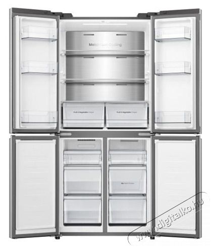 Hisense RQ5P470SAID HŰTŐ SIDE BY SIDE Konyhai term&eacute;kek - Hűtő, fagyaszt&oacute; (szabadon&aacute;ll&oacute;) - Amerikai t&iacute;pus&uacute; Side By Side hűtő - 501668