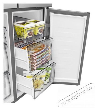 Hisense RQ5P470SAID HŰTŐ SIDE BY SIDE Konyhai term&eacute;kek - Hűtő, fagyaszt&oacute; (szabadon&aacute;ll&oacute;) - Amerikai t&iacute;pus&uacute; Side By Side hűtő - 501668