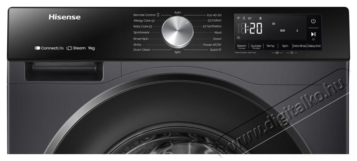 Hisense WF3S9043BB3 MOS&Oacute;G&Eacute;P EL&Ouml;LT&Ouml;LTŐS H&aacute;ztart&aacute;s / Otthon / K&uuml;lt&eacute;r - Mos&oacute;g&eacute;p / sz&aacute;r&iacute;t&oacute;g&eacute;p - El&ouml;lt&ouml;ltős norm&aacute;l (60cm-ig) mos&oacute;g&eacute;p - 501677