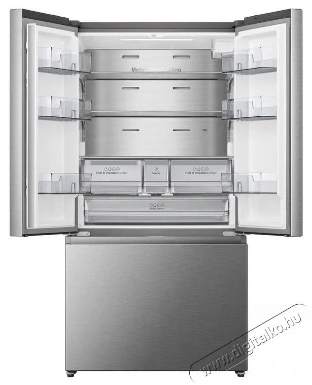 Hisense RF815N4SESE Konyhai term&eacute;kek - Hűtő, fagyaszt&oacute; (szabadon&aacute;ll&oacute;) - Amerikai t&iacute;pus&uacute; Side By Side hűtő - 504478