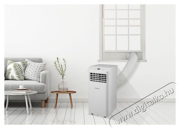 Hisense VAPC09 2,5kW hűtő mobil kl&iacute;ma H&aacute;ztart&aacute;s / Otthon / K&uuml;lt&eacute;r - Ventil&aacute;tor / L&eacute;gkondicion&aacute;l&oacute; - Mobil kl&iacute;ma - 505559