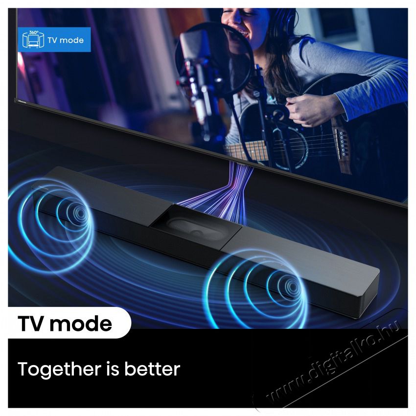 Hisense HS2000 HANGPROJEKTOR Audio-Video / Hifi / Multim&eacute;dia - Hangprojektor / soundbar - M&eacute;lyl&aacute;da n&eacute;lk&uuml;l - 506560