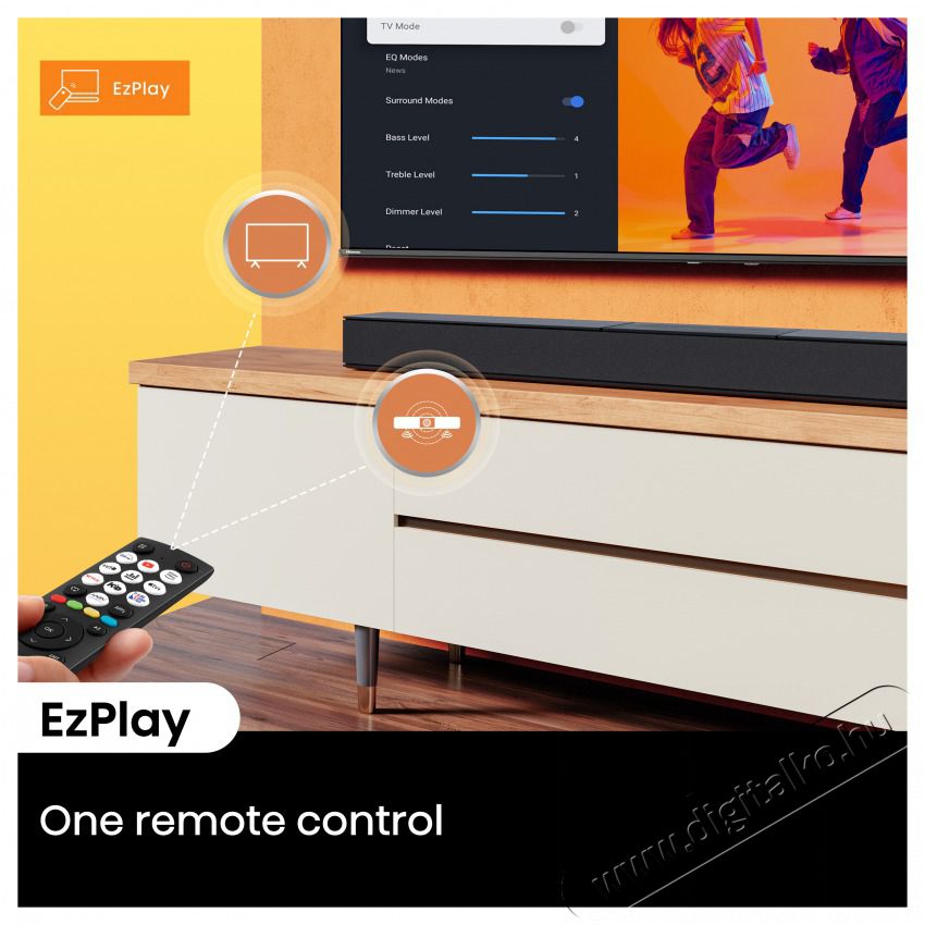 Hisense HS2000 HANGPROJEKTOR Audio-Video / Hifi / Multim&eacute;dia - Hangprojektor / soundbar - M&eacute;lyl&aacute;da n&eacute;lk&uuml;l - 506560