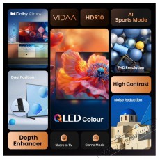 Hisense 32A5Q FullHD Smart QLED Telev&iacute;zi&oacute; Telev&iacute;zi&oacute;k - LED telev&iacute;zi&oacute; - 1080p Full HD felbont&aacute;s&uacute; - 505842