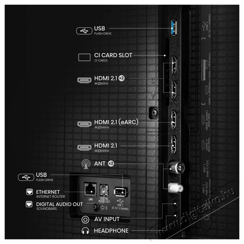 Hisense 50U7Q Telev&iacute;zi&oacute;k - LED telev&iacute;zi&oacute; - UHD 4K felbont&aacute;s&uacute; - 505845