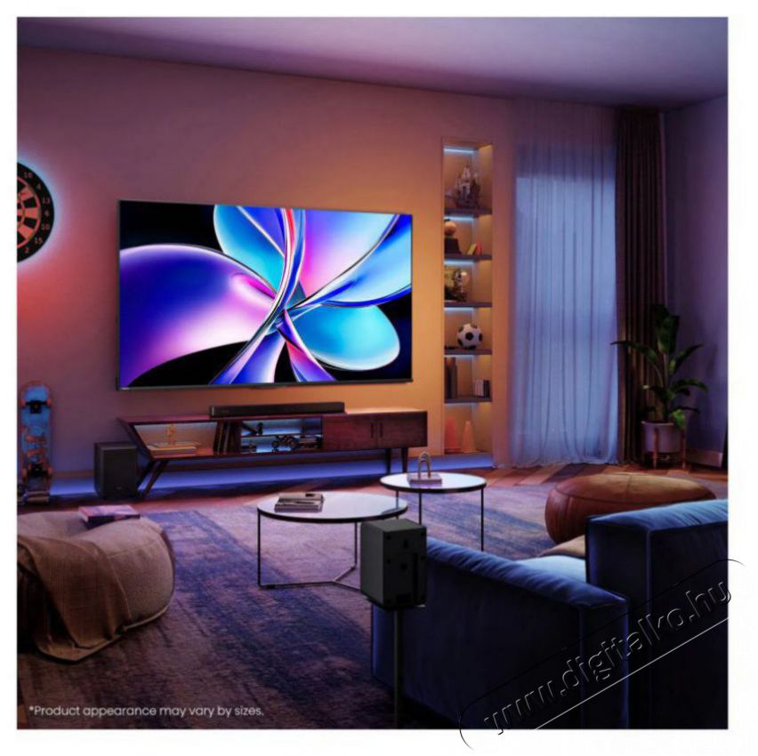 Hisense 55E7Q PRO Telev&iacute;zi&oacute;k - LED telev&iacute;zi&oacute; - UHD 4K felbont&aacute;s&uacute; - 505847