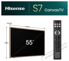 Hisense 55S7NQ Telev&iacute;zi&oacute;k - LED telev&iacute;zi&oacute; - UHD 4K felbont&aacute;s&uacute; - 505866