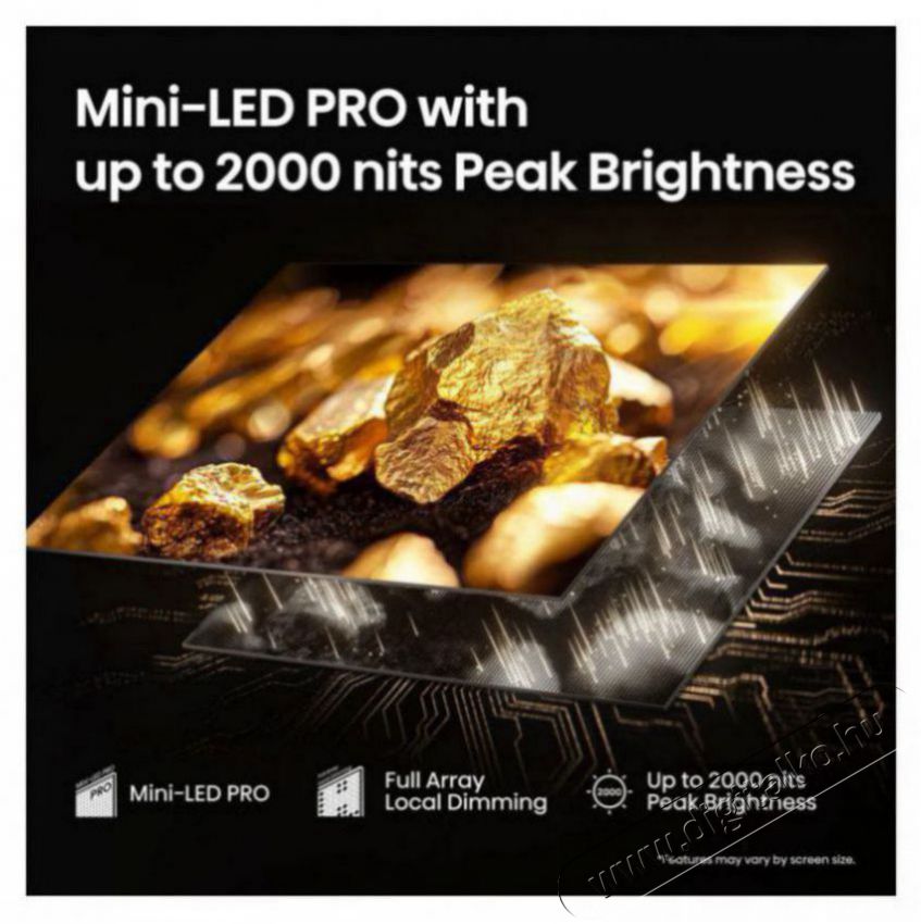 Hisense 55U7Q PRO Telev&iacute;zi&oacute;k - LED telev&iacute;zi&oacute; - UHD 4K felbont&aacute;s&uacute; - 505846