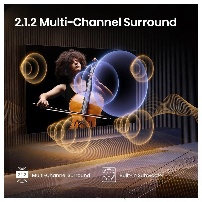 Hisense 55U7Q PRO Telev&iacute;zi&oacute;k - LED telev&iacute;zi&oacute; - UHD 4K felbont&aacute;s&uacute; - 505846