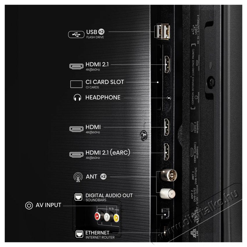 Hisense 58A6Q Telev&iacute;zi&oacute;k - LED telev&iacute;zi&oacute; - UHD 4K felbont&aacute;s&uacute; - 505843