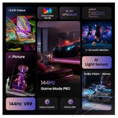 Hisense 65E7Q PRO Telev&iacute;zi&oacute;k - LED telev&iacute;zi&oacute; - UHD 4K felbont&aacute;s&uacute; - 505863