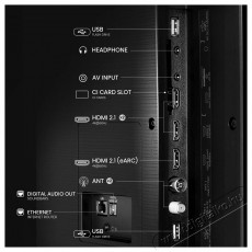 Hisense 65E7Q Telev&iacute;zi&oacute;k - LED telev&iacute;zi&oacute; - UHD 4K felbont&aacute;s&uacute; - 505860