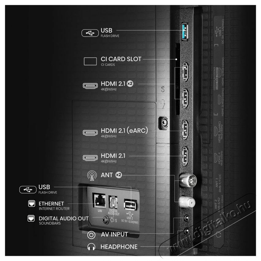 Hisense 75U7Q PRO Telev&iacute;zi&oacute;k - LED telev&iacute;zi&oacute; - UHD 4K felbont&aacute;s&uacute; - 505849