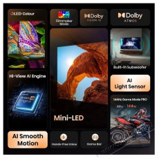 Hisense 75U7Q Telev&iacute;zi&oacute;k - LED telev&iacute;zi&oacute; - UHD 4K felbont&aacute;s&uacute; - 505850