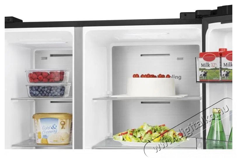 Hisense RS818N4IFD Konyhai term&eacute;kek - Hűtő, fagyaszt&oacute; (szabadon&aacute;ll&oacute;) - Amerikai t&iacute;pus&uacute; Side By Side hűtő - 509603