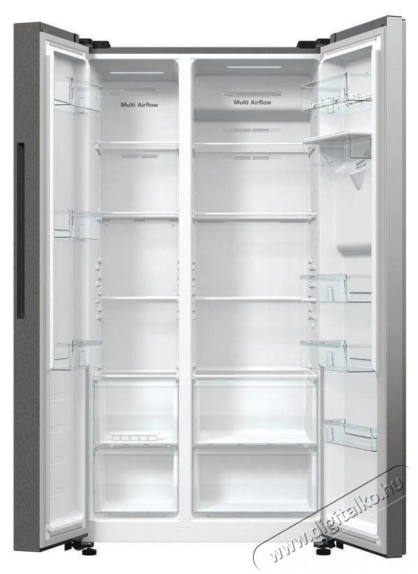 Hisense RS711N4WCD Konyhai term&eacute;kek - Hűtő, fagyaszt&oacute; (szabadon&aacute;ll&oacute;) - Amerikai t&iacute;pus&uacute; Side By Side hűtő - 509355