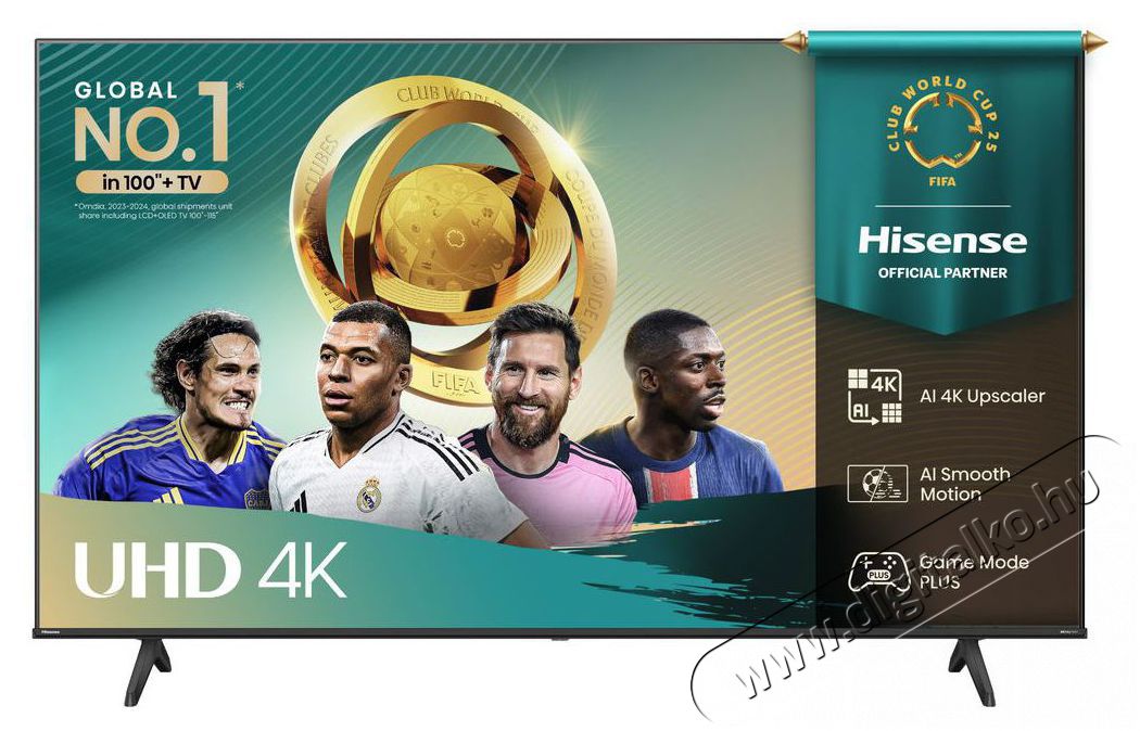 Hisense 43A6Q Telev&iacute;zi&oacute;k - LED telev&iacute;zi&oacute; - UHD 4K felbont&aacute;s&uacute; - 511964