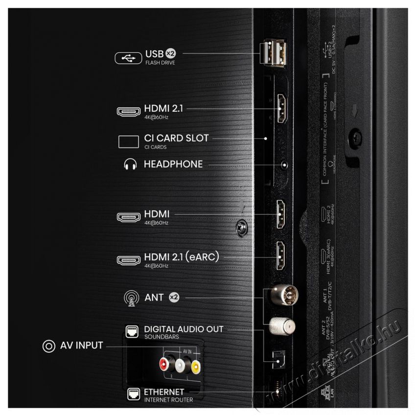 Hisense 55A6Q Telev&iacute;zi&oacute;k - LED telev&iacute;zi&oacute; - UHD 4K felbont&aacute;s&uacute; - 511963