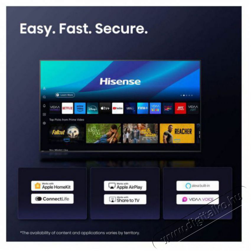 Hisense 55U7Q Telev&iacute;zi&oacute;k - LED telev&iacute;zi&oacute; - UHD 4K felbont&aacute;s&uacute; - 511967