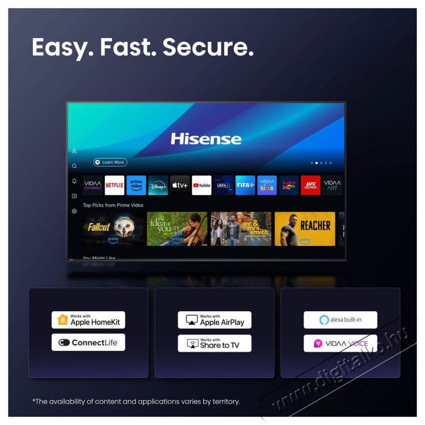Hisense 100U7Q PRO Telev&iacute;zi&oacute;k - LED telev&iacute;zi&oacute; - UHD 4K felbont&aacute;s&uacute; - 511956