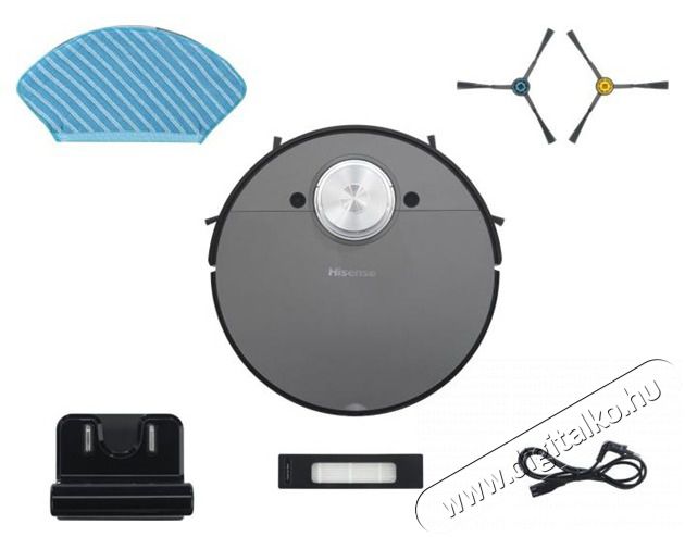 Hisense RVCL144ABEVO fekete robotporsz&iacute;v&oacute; H&aacute;ztart&aacute;s / Otthon / K&uuml;lt&eacute;r - Porsz&iacute;v&oacute; / takar&iacute;t&oacute;g&eacute;p - Robotporsz&iacute;v&oacute; - 513579