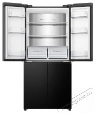 Hisense RQ5P470SAFD fekete, n&eacute;gyajt&oacute;s, Hűtő:304L, Fagyaszt&oacute;:179L, Total No frost hűtőszekr&eacute;ny Konyhai term&eacute;kek - Hűtő, fagyaszt&oacute; (szabadon&aacute;ll&oacute;) - Amerikai t&iacute;pus&uacute; Side By Side hűtő - 514004