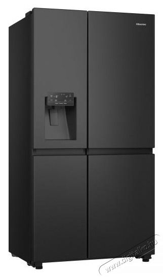 Hisense RS818N4TFE fekete, Side-by-Side, Hűtő:417L, Fagyaszt&oacute;:215L, Total No frost hűtőszekr&eacute;ny Konyhai term&eacute;kek - Hűtő, fagyaszt&oacute; (szabadon&aacute;ll&oacute;) - Amerikai t&iacute;pus&uacute; Side By Side hűtő - 514007