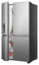 Hisense RS818N4TIE sz&uuml;rke, Side-by-Side, Hűtő:417L, Fagyaszt&oacute;:215L, Total No frost hűtőszekr&eacute;ny Konyhai term&eacute;kek - Hűtő, fagyaszt&oacute; (szabadon&aacute;ll&oacute;) - Amerikai t&iacute;pus&uacute; Side By Side hűtő - 514008