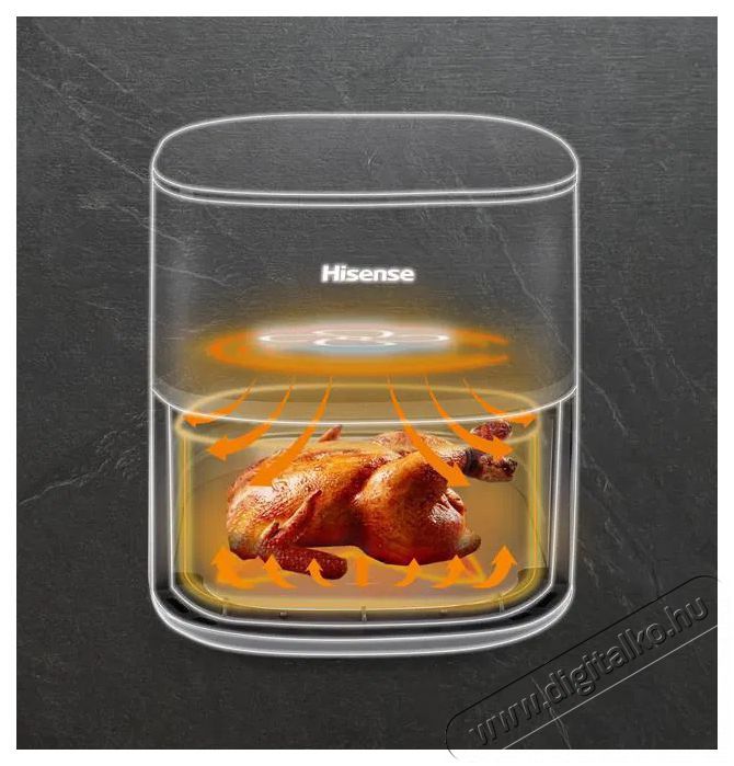 Hisense HAF1600D Konyhai term&eacute;kek - Konyhai kisg&eacute;p (s&uuml;t&eacute;s / főz&eacute;s / hűt&eacute;s / &eacute;telk&eacute;sz&iacute;t&eacute;s) - L&eacute;gkever&eacute;ses főzőg&eacute;p / elektromos kukta / multifunkci&oacute;s s&uuml;tő - 522944