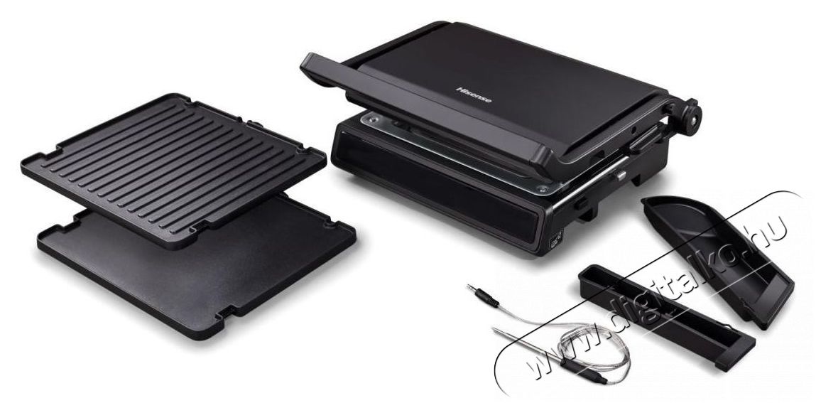 Hisense HCG1600DBT Kontakt grill Konyhai term&eacute;kek - Konyhai kisg&eacute;p (s&uuml;t&eacute;s / főz&eacute;s / hűt&eacute;s / &eacute;telk&eacute;sz&iacute;t&eacute;s) - Kontakt grill s&uuml;tő / s&uuml;tőlap - 522946