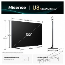 Hisense 100U8Q Telev&iacute;zi&oacute; Telev&iacute;zi&oacute;k - LED telev&iacute;zi&oacute; - UHD 4K felbont&aacute;s&uacute; - 529520
