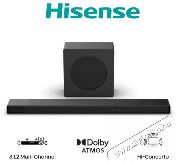 Hisense AX3120Q hangprojektor Audio-Video / Hifi / Multim&eacute;dia - Hangprojektor / soundbar - M&eacute;lyl&aacute;d&aacute;val - 530514