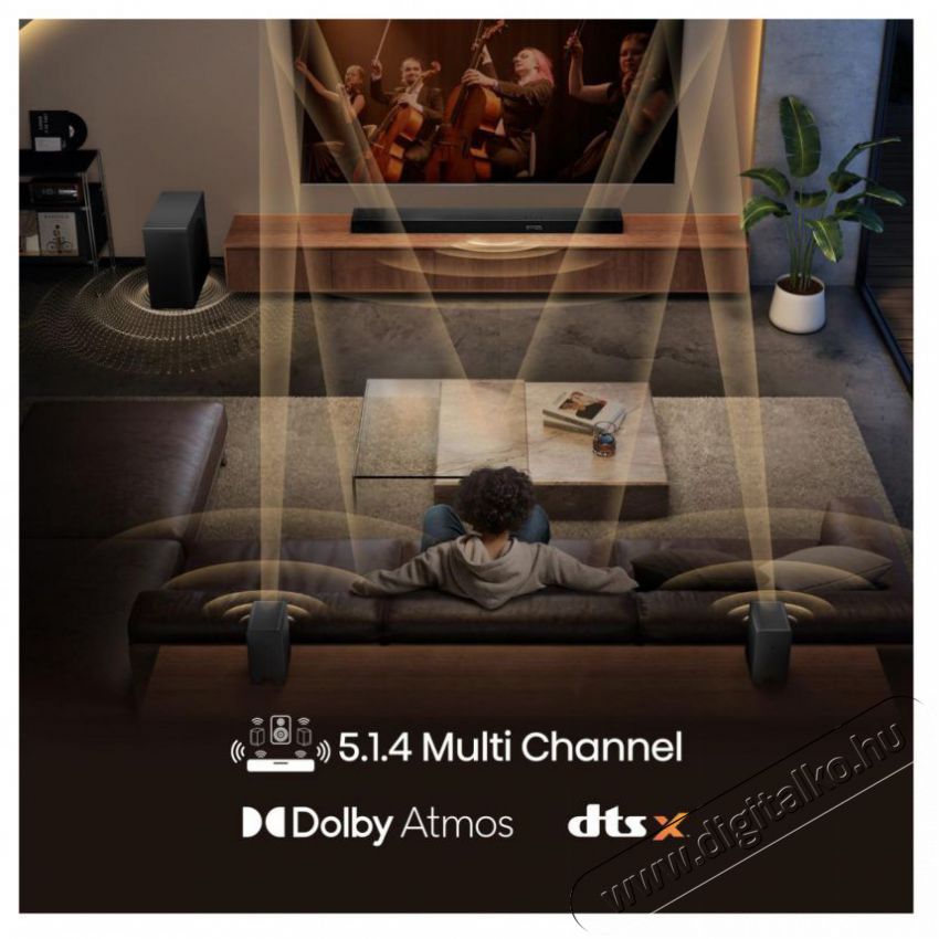 Hisense AX5140Q soundbar Audio-Video / Hifi / Multim&eacute;dia - Hangprojektor / soundbar - M&eacute;lyl&aacute;d&aacute;val - 530515