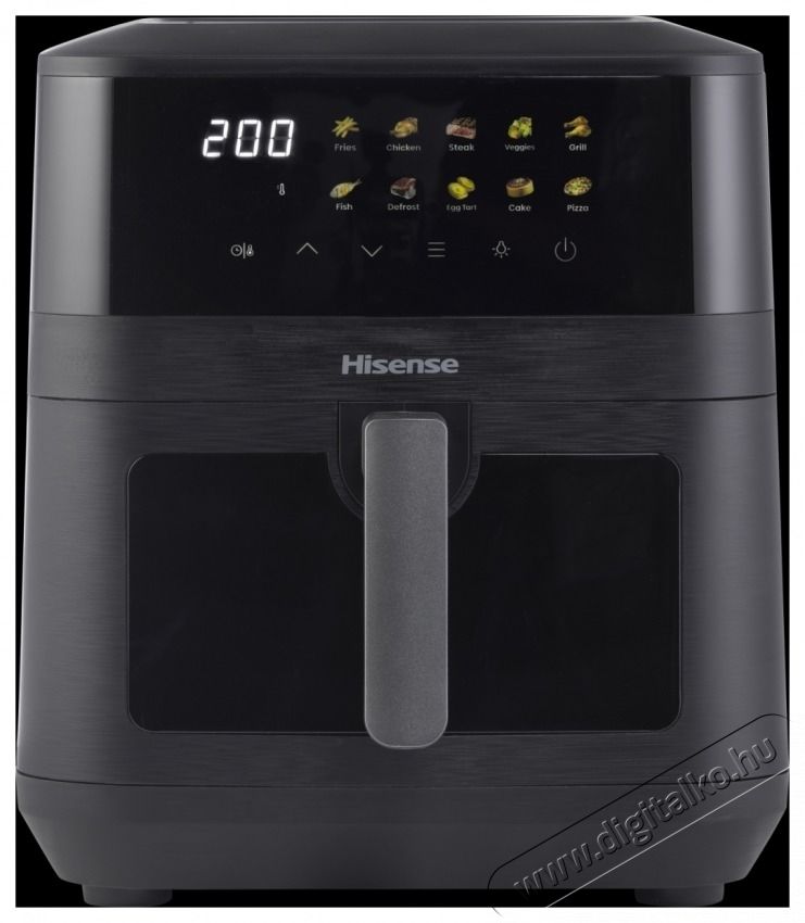 Hisense HAF2100DCD Air Fryer Konyhai term&eacute;kek - Konyhai kisg&eacute;p (s&uuml;t&eacute;s / főz&eacute;s / hűt&eacute;s / &eacute;telk&eacute;sz&iacute;t&eacute;s) - L&eacute;gkever&eacute;ses főzőg&eacute;p / elektromos kukta / multifunkci&oacute;s s&uuml;tő - 532915