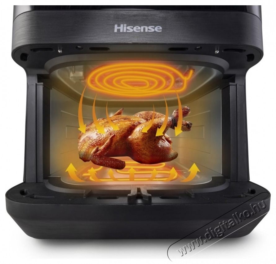 Hisense HAF2100DCD Air Fryer Konyhai term&eacute;kek - Konyhai kisg&eacute;p (s&uuml;t&eacute;s / főz&eacute;s / hűt&eacute;s / &eacute;telk&eacute;sz&iacute;t&eacute;s) - L&eacute;gkever&eacute;ses főzőg&eacute;p / elektromos kukta / multifunkci&oacute;s s&uuml;tő - 532915