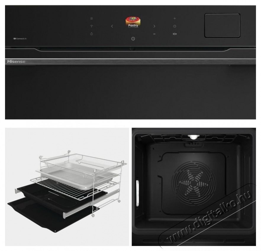 Hisense Hisense BFS615S8B Be&eacute;p&iacute;thető s&uuml;tő Konyhai term&eacute;kek - S&uuml;tő-főzőlap, tűzhely (be&eacute;p&iacute;thető) - S&uuml;tő (be&eacute;p&iacute;thető) - 532905