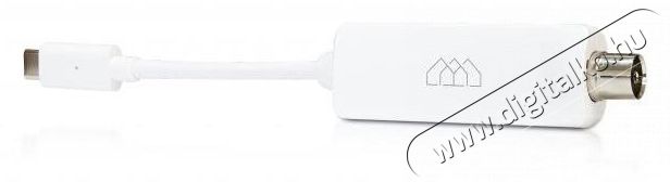 Homatics Tuner DVB-T2/C Feh&eacute;r Audio-Video / Hifi / Multim&eacute;dia - CD / DVD / Blu-Ray / Multim&eacute;dia k&eacute;sz&uuml;l&eacute;k - Multim&eacute;dia lej&aacute;tsz&oacute; - 524956