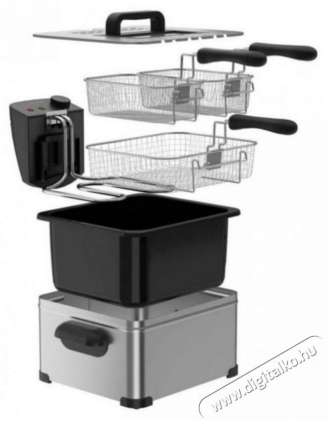 HOME DF-G360SU Deep Fry Max Konyhai term&eacute;kek - Konyhai kisg&eacute;p (s&uuml;t&eacute;s / főz&eacute;s / hűt&eacute;s / &eacute;telk&eacute;sz&iacute;t&eacute;s) - Olajs&uuml;tő - 504755