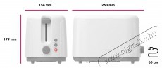 HOME TO-A150W Simply Toast Konyhai term&eacute;kek - Konyhai kisg&eacute;p (s&uuml;t&eacute;s / főz&eacute;s / hűt&eacute;s / &eacute;telk&eacute;sz&iacute;t&eacute;s) - Keny&eacute;rpir&iacute;t&oacute; - 504756